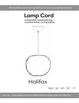 Rusta 915512660101 Halifax Lamp Cord Ohjekirja