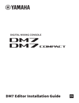 Yamaha DM7 Asennusohje