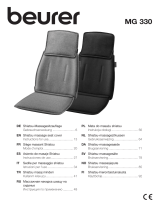 Beurer MG 330 Shiatsu Massage Seat Cover Ohjekirja