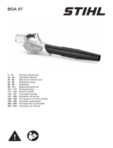 STIHL BGA 57 Cordless Handheld Blower Käyttöohjeet