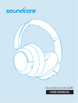 Soundcore Life Q30 Hybrid Active Noise Cancelling Headphones Ohjekirja