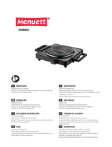 Menuett 008867 1500W Hob Ohjekirja