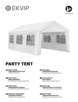 EKVIP 022100 Party Tent Ohjekirja