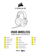 Corsair HS65 Wireless Gaming Headset Ohjekirja