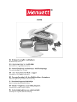 Menuett 810158 3 In 1 Multi-Chopper Ohjekirja