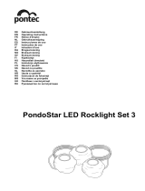 Pontec 87585 PondoStar LED Rock Light Set 3 Ohjekirja