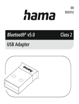 Hama 053312 Bluetooth USB Adapter Ohjekirja