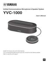 Yamaha YVC-1000 Ohjekirja
