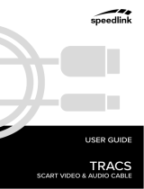 SPEEDLINK TRACS Scart Video & Audio Cable Käyttöohjeet