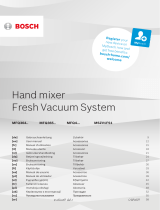 Bosch MFQ364 Hand Mixer Fresh Vacuum System Ohjekirja