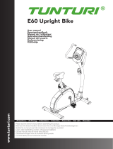 Tunturi E60 Upright Bike Ohjekirja