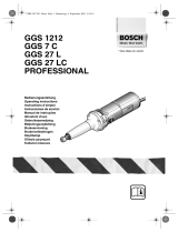 Bosch GGS 27 L Mini Collet Grinder Ohjekirja