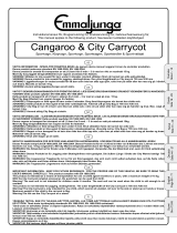 Emmaljunga Cangaroo & City Carrycot Käyttö ohjeet