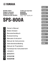 Yamaha SPS-800A Omistajan opas