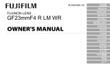 Fujifilm GF23mmF4 R LM WR Ohjekirja