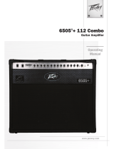 Peavey 6505 Plus 112 Guitar Combo Amp Käyttö ohjeet