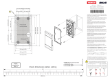 Simrad OP12 Mounting Template