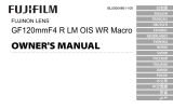 Fujifilm GF120mmF4 R LM OIS WR Macro Ohjekirja