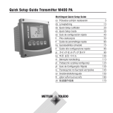 Mettler Toledo M400 PA Aloituksen pikaopas