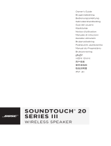 Bose soundtouch 20 seriesiii wireless music system Omistajan opas