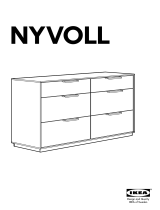 IKEA NYVOLL KOMMODE Omistajan opas