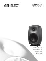 Genelec 8030 and 7050 Stereo System Käyttö ohjeet