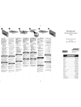 Bose SoundLink wireless music system Quick Setup Manual