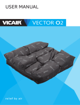 VICAIR Vector 02 pediatric wheelchair cushion Ohjekirja