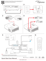 Optoma UHZ45 Ohjekirja